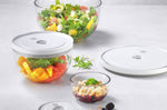 Set de 3 bols sous vide Zwilling Fresh & Save en verre borosilicate avec couvercle