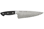 Couteau de chef japonais Zwilling Kramer Euro Stainless 20cm damassé manche en micarta