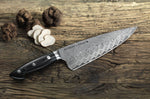 Couteau de chef japonais Zwilling Kramer Euro Stainless 26cm damassé manche en micarta