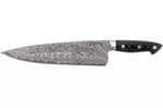 Couteau de chef japonais Zwilling Kramer Euro Stainless 26cm damassé manche en micarta