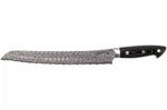 Couteau à pain japonais Zwilling Kramer Euro Stainless 26cm damassé manche en micarta
