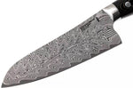 Couteau santoku japonais Zwilling Kramer Euro Stainless 18cm damassé manche en micarta