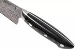 Couteau santoku japonais Zwilling Kramer Euro Stainless 18cm damassé manche en micarta