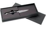Couteau d'office japonais Zwilling Kramer Euro Stainless 9cm damassé manche en micarta