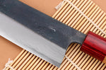 Couteau de chef kiritsuke japonais artisanal Wusaki Yuzo BS2 damas 21cm