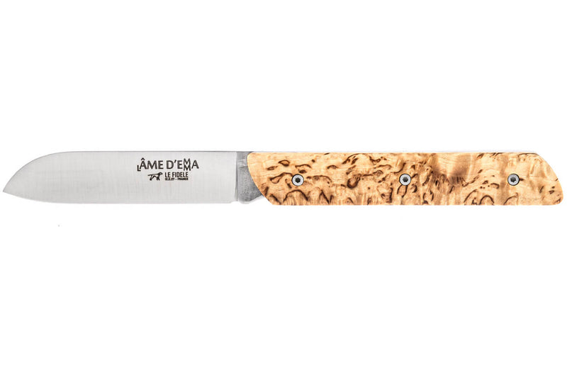 Couteau pliant Le Fidèle L'Âme d'Emma 9,5cm en bouleau