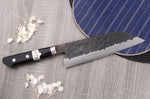 Couteau santoku 18cm japonais artisanal Fujiwara Denka