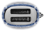 Toaster SMEG 2 tranches Dolce & Gabbana Blu Mediterraneo