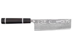 Couteau nakiri 16,5cm japonais artisanal Yuzo Kanko Damas SG2