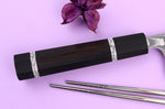 Couteau nakiri 16,5cm japonais artisanal Yuzo Kanko Damas SG2