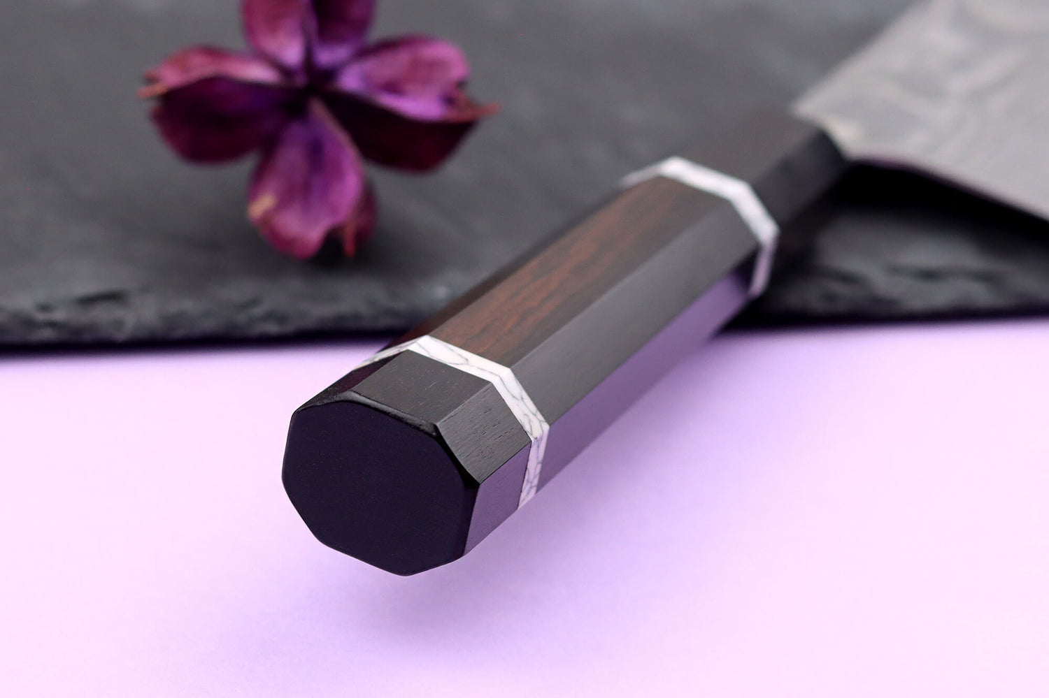 Couteau nakiri 16,5cm japonais artisanal Yuzo Kanko Damas SG2