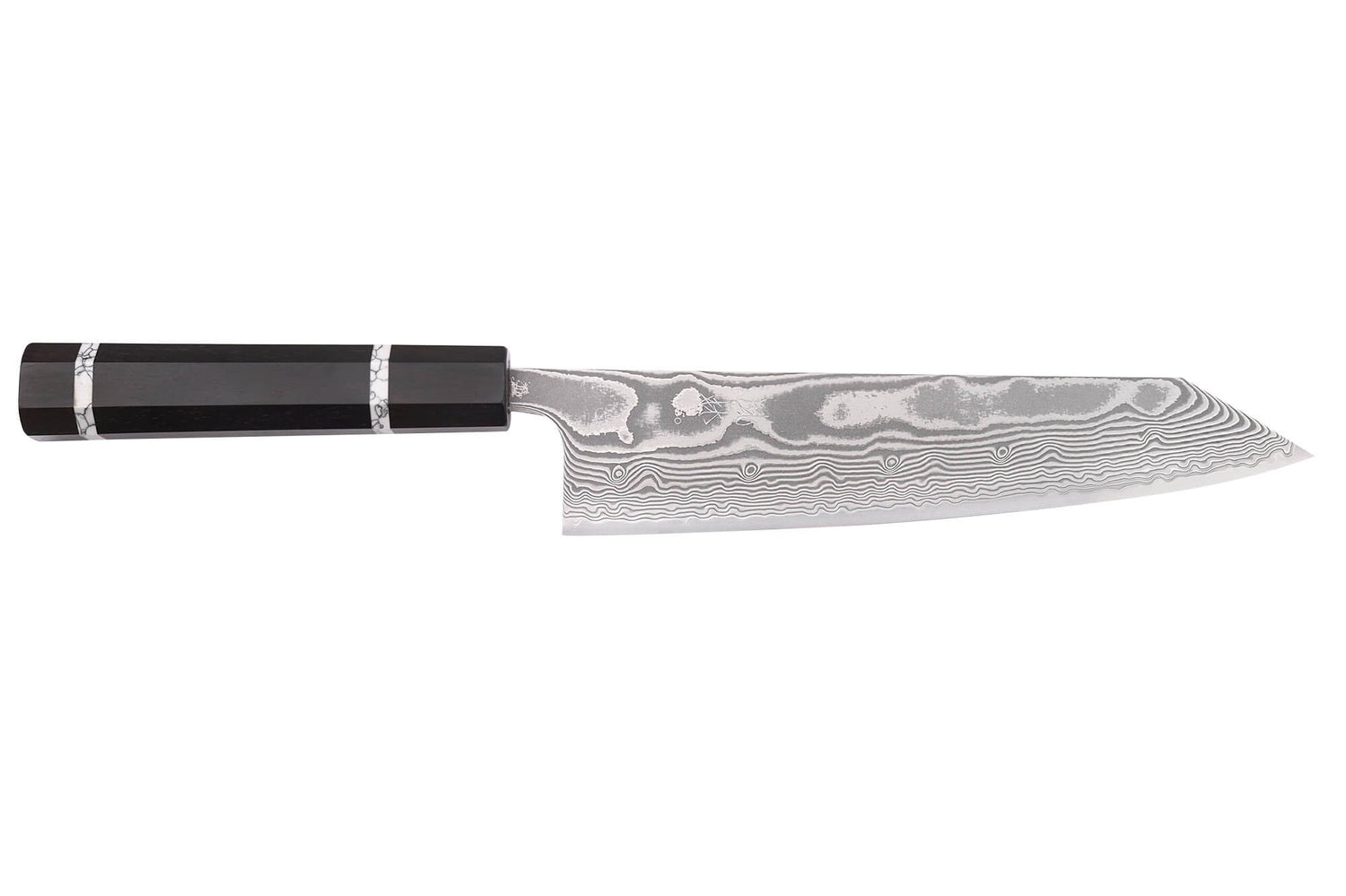 Couteau de chef kiritsuke 21cm japonais artisanal Yuzo Kanko Damas SG2