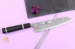 Couteau de chef kiritsuke 21cm japonais artisanal Yuzo Kanko Damas SG2