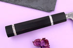 Couteau de chef kiritsuke 24cm japonais artisanal Yuzo Kanko Damas SG2