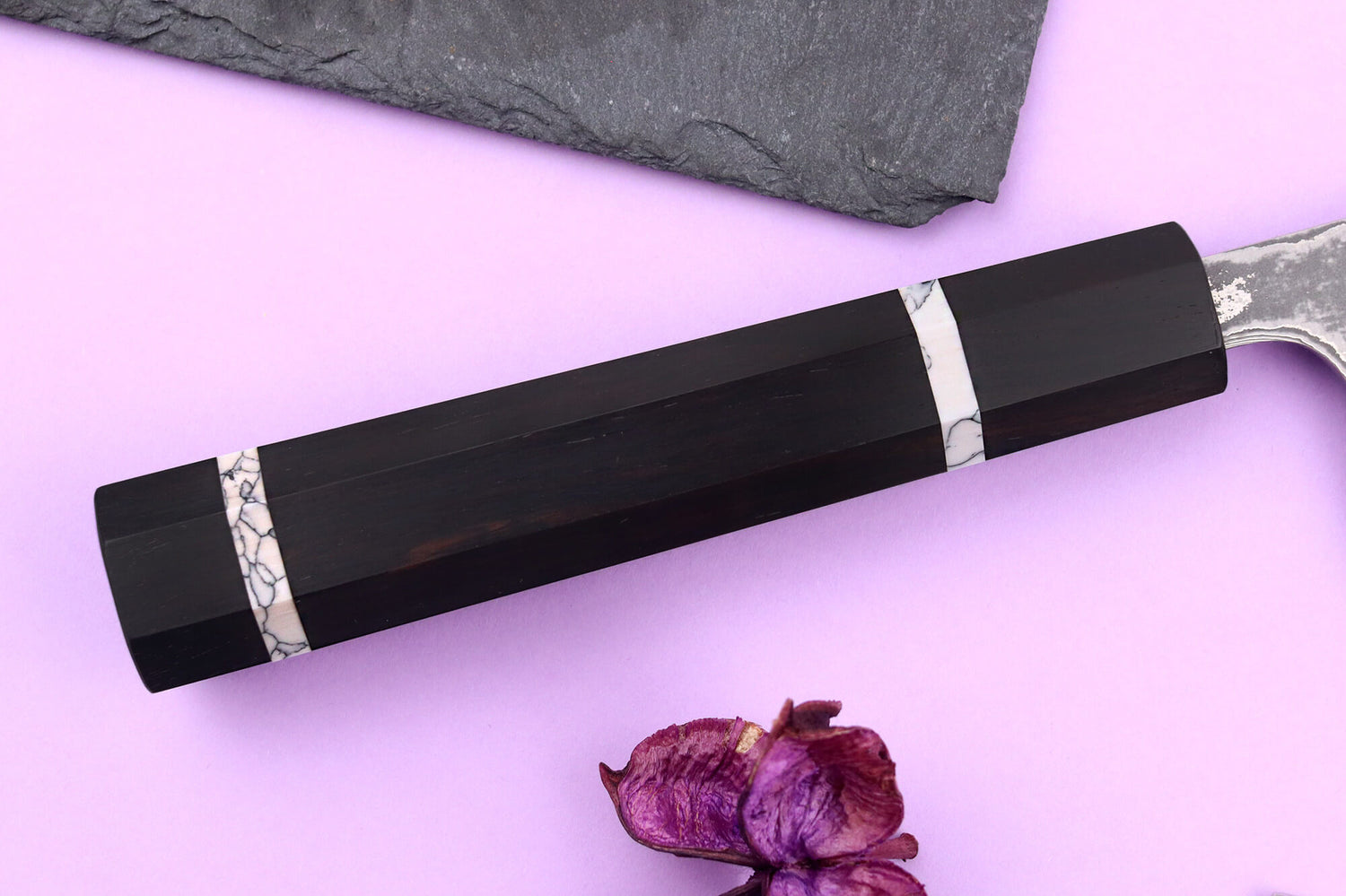 Couteau de chef kiritsuke 24cm japonais artisanal Yuzo Kanko Damas SG2