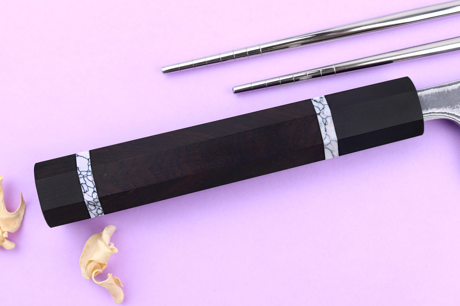 Couteau sujihiki kiritsuke 27cm japonais artisanal Yuzo Kanko Damas SG2