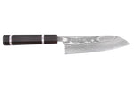 Couteau santoku 16,5cm japonais artisanal Yuzo Kanko Damas SG2