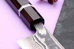 Couteau santoku 16,5cm japonais artisanal Yuzo Kanko Damas SG2