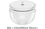 Set de démarrage Zwilling Fresh & Save 9 pièces 1 pompe à vide + 2 bols en verre M/L + 4 sacs S/M