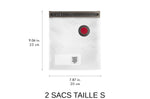 Set de démarrage Zwilling Fresh & Save 9 pièces 1 pompe à vide + 2 bols en verre M/L + 4 sacs S/M