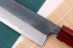 Couteau kiritsuke japonais artisanal Wusaki Yuzo BS2 18cm