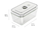 Set de démarrage Zwilling Fresh & Save 7 pièces M/L en verre 1 pompe à vide + 2 boîtes en verre + 4 sacs