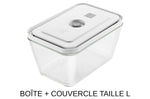 Set de démarrage Zwilling Fresh & Save 7 pièces M/L en verre 1 pompe à vide + 2 boîtes en verre + 4 sacs