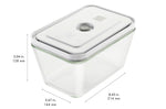 Set de démarrage Zwilling Fresh & Save 7 pièces M/L en verre 1 pompe à vide + 2 boîtes en verre + 4 sacs