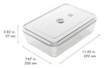 Plat à gratin sous vide Zwilling Fresh & Save en verre borosilicate