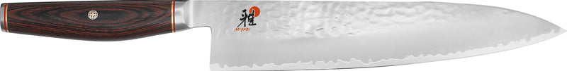 Couteau de chef japonais Miyabi 6000MCT lame martelée 24cm + manche en Pakka