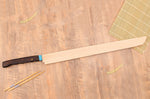 Couteau à thon maguro 54cm japonais artisanal Nakamura WS2 avec saya