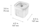 Set 6 pièces Zwilling Fresh & Save Cube taille S 4 boîtes + 1 insert + 1 marqueur