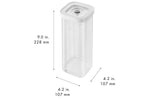Set 6 pièces Zwilling Fresh & Save Cube taille S 4 boîtes + 1 insert + 1 marqueur