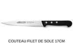 Trousse 8 places Arcos & Euro-Toques Universal + 5 couteaux forgés + 1 éplucheur
