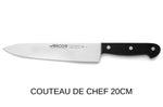Trousse 8 places Arcos & Euro-Toques Universal + 5 couteaux forgés + 1 éplucheur