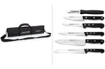 Trousse 8 places Arcos & Euro-Toques Universal + 5 couteaux forgés + 1 éplucheur