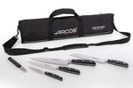 Trousse 8 places Arcos & Euro-Toques Manhattan - 4 couteaux forgés + 1 éplucheur