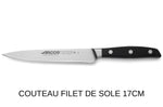 Trousse 8 places Arcos & Euro-Toques Manhattan - 4 couteaux forgés + 1 éplucheur