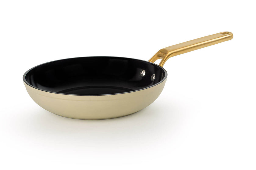 Poêle antiadhésive Arcos Samoa Iconic 24 cm beige avec poignée dorée