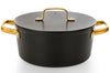 Faitout antiadhésif Arcos Samoa Iconic 24cm - Noir