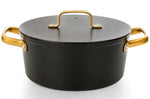 Faitout antiadhésif Arcos Samoa Iconic 24cm - Noir