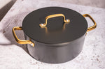 Faitout antiadhésif Arcos Samoa Iconic 24cm - Noir