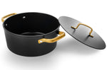 Faitout antiadhésif Arcos Samoa Iconic 24cm - Noir