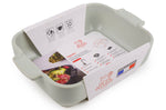 Plat four rectangle Peugeot Appolia en céramique vert sauge - 25 cm