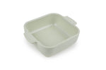 Plat four carré Peugeot Appolia en céramique vert sauge - 18 cm