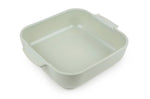 Plat four carré Peugeot Appolia en céramique vert sauge - 28 cm