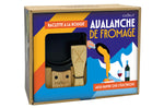 Service à raclette à la bougie Cookut Lumi pour 2 motif montagne noir - Avalanche de fromage