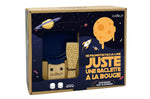 Service à raclette à la bougie Cookut Lumi pour 2 motif feuilles bleu - Ne promettez pas la Lune