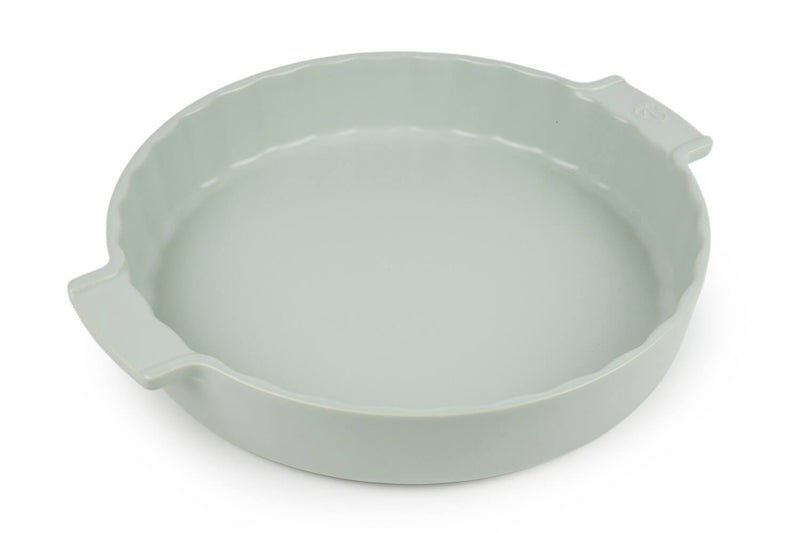 Tourtière Peugeot Appolia en céramique vert sauge diamètre 28cm