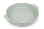 Tourtière Peugeot Appolia en céramique vert sauge diamètre 28cm